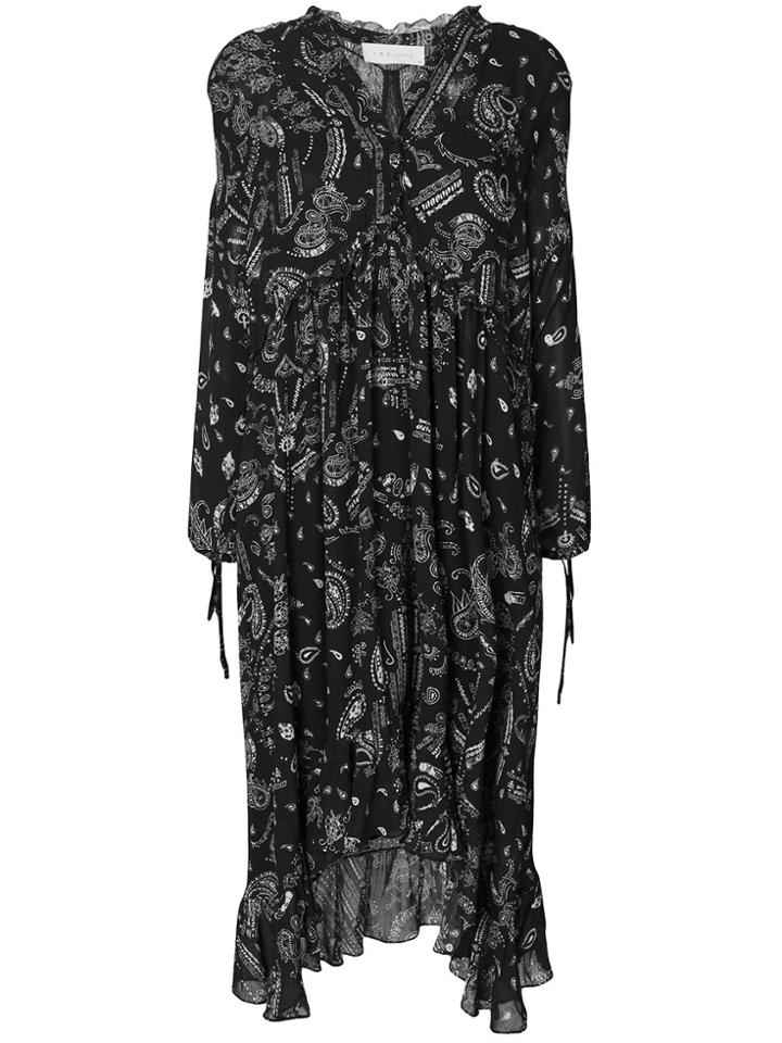 Iro Baphir Paisley Dress - Black