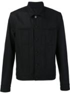 Black Fist 'kiss On My' Shirt Jacket, Men's, Size: Large, Cotton