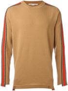 Stella Mccartney Ribbon Trim Jumper, Men's, Size: Small, Brown, Cashmere/wool/polypropylene