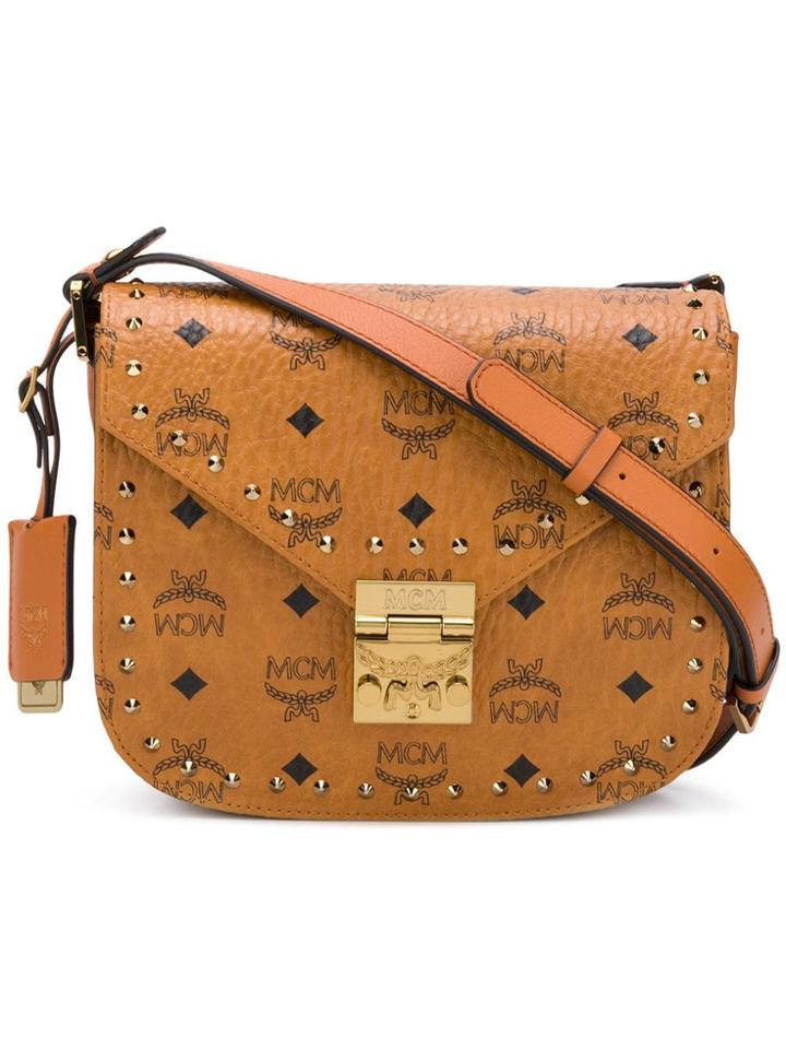 Mcm Patricia Shoulder Bag - Brown