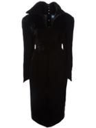 Thierry Mugler Vintage Over-sized Collar Dress - Black