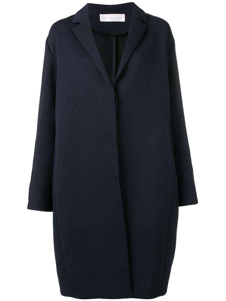 Victoria Victoria Beckham Bow Back Coat - Blue
