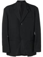 Yohji Yamamoto Classic Double-breasted Blazer - Black
