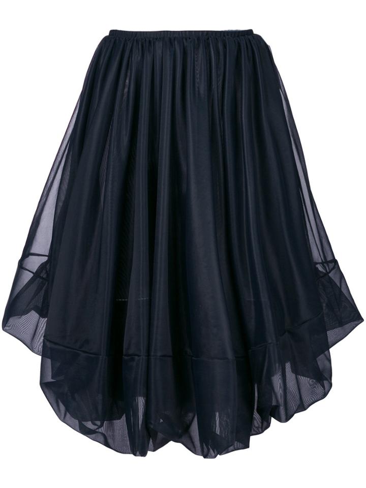 Jil Sander Puffball Skirt - Blue