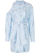Alexander Wang Tie-waist Dress - Blue