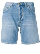 Dondup Straight Fit Shorts - Blue