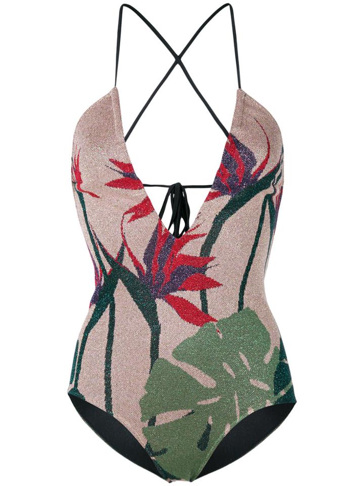 Circus Hotel Floral Bodysuit Top - Multicolour