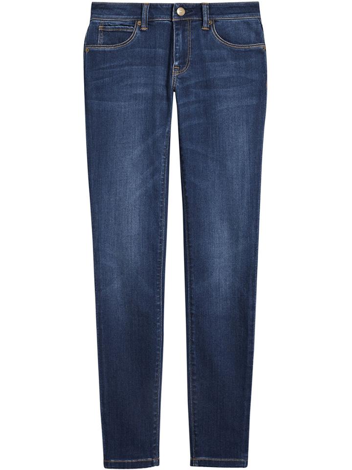 Burberry Skinny Fit Low-rise Power Stretch Jeans - Blue