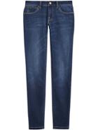 Burberry Skinny Fit Low-rise Power Stretch Jeans - Blue