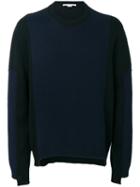 Stella Mccartney - Panelled Knitted Jumper - Men - Cashmere/wool - L, Black, Cashmere/wool