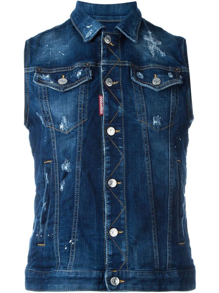 Dsquared2 Denim Waistcaot
