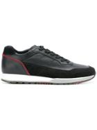 Hogan Stitched Detailing Lace-up Sneakers - Black