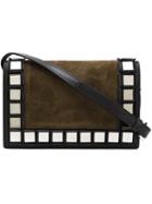 Tomasini Mirrored Square Trim Shoulder Bag, Women's, Brown