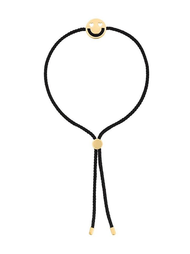 Ruifier Smile Pendant Bracelet, Women's, Black