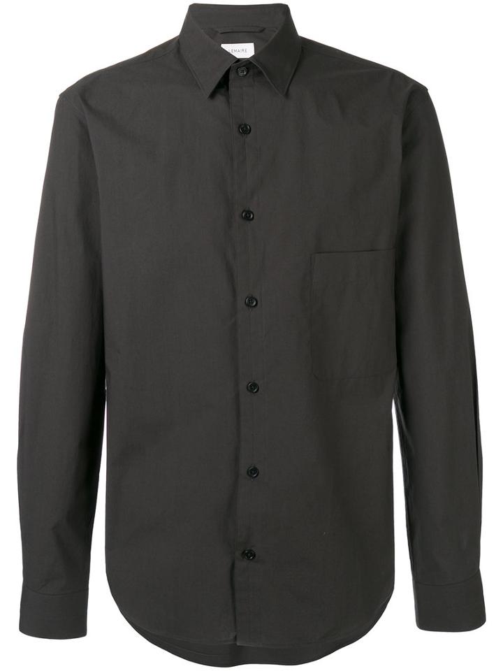 Lemaire - Classic Shirt - Men - Cotton - 48, Green, Cotton
