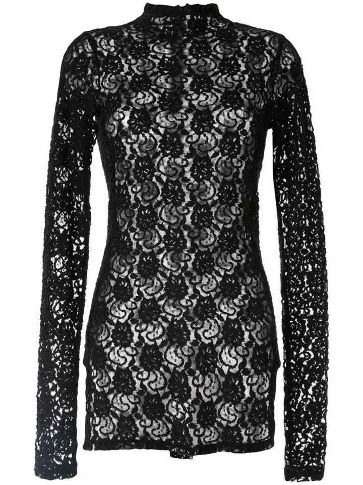 Taylor Baseline Lace Top - Black