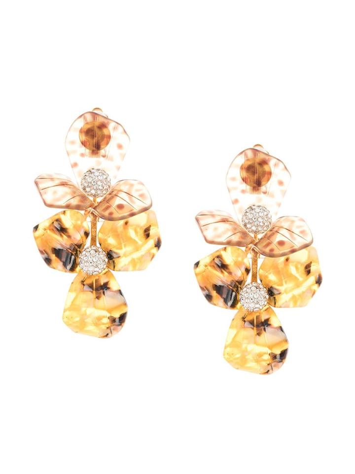 Lele Sadoughi Trillium Earrings - Brown