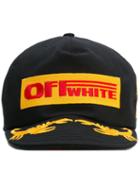 Off-white Logo Patch Cap, Men's, Black, Cotton