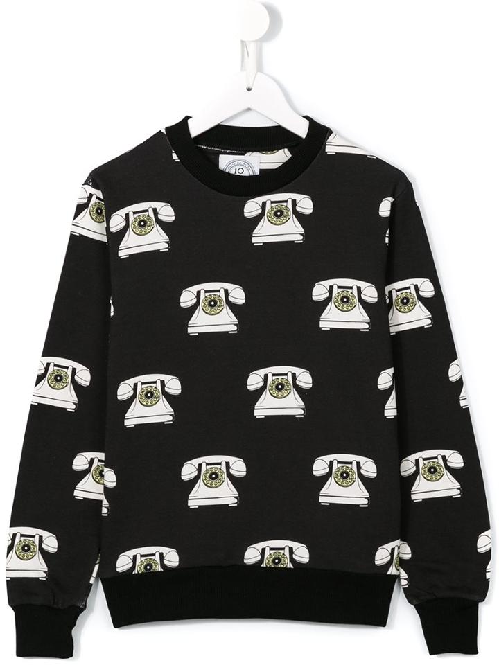 10x10 An Italian Theory Kids Phone Print Sweatshirt