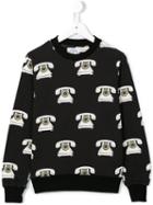 10x10 An Italian Theory Kids Phone Print Sweatshirt
