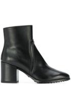 Tod's Piped Zip-up Boots - Black