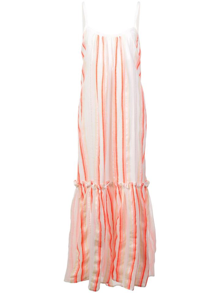 Lemlem Fiesta Striped Maxi Dress - Yellow