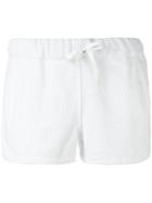 Palm Tree Shorts - Women - Cotton - M, White, Cotton, Tomas Maier