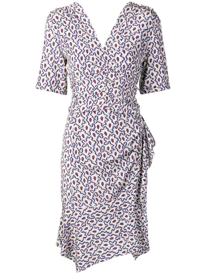 Isabel Marant Wraped Short Dress - Blue