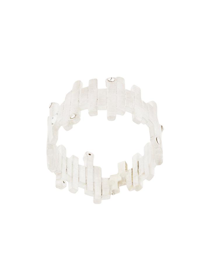 Charlotte Valkeniers Binary Ring - Metallic