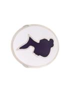 Silhouette Enamel Cameo Bracelet - White