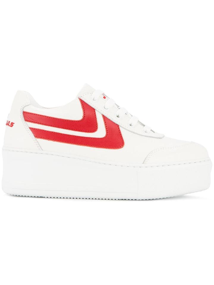 Joshua Sanders Flatform Sneakers - White