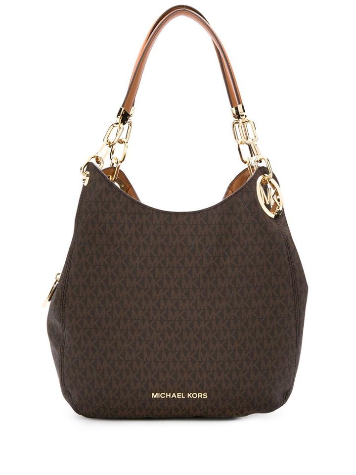 Michael Michael Kors Lillie Chain Tote Bag - Brown