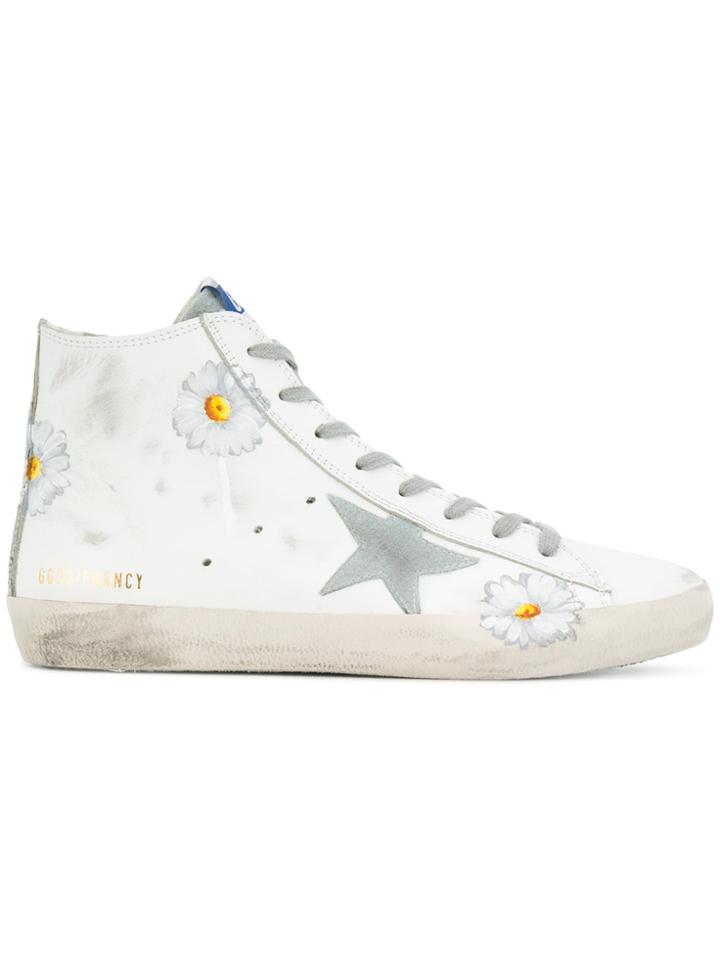 Golden Goose Deluxe Brand Superstar Daisy Hi-top Sneakers - White