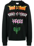 Gucci Title Print Hoodie - Black