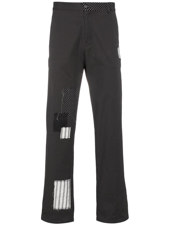 78 Stitches Grey Patchwork Trousers
