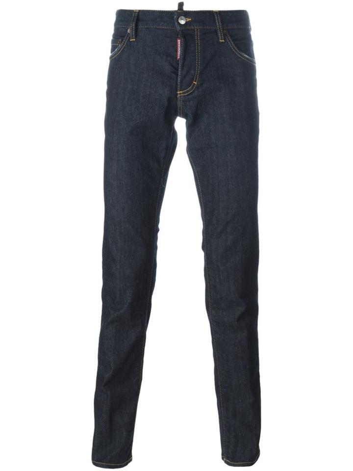 Dsquared2 Slim Jeans, Men's, Size: 46, Blue, Cotton/spandex/elastane/cotton