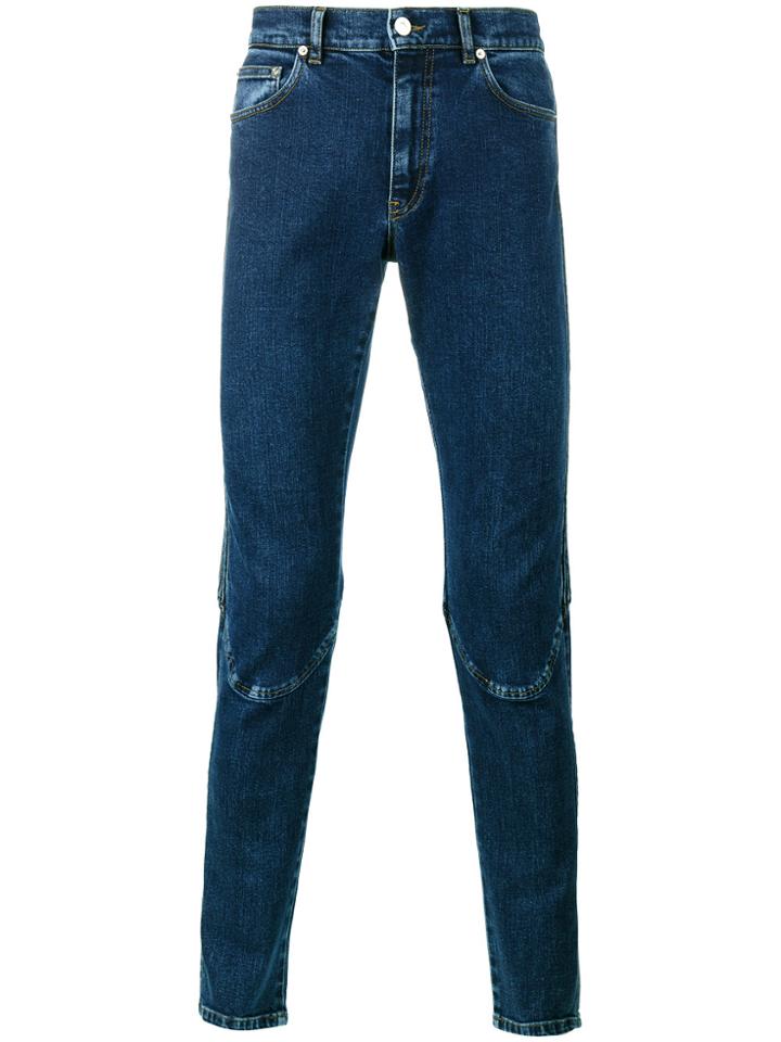 Kenzo Biker Slim-fit Jeans - Blue