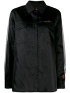 Heron Preston Double Layer Printed Shirt - Black
