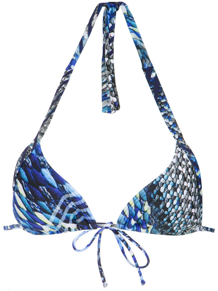 Lygia & Nanny Kuta Printed Bikini Top - Blue