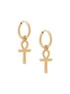 Rachel Jackson Key Of Life Hoop Earrings - Gold