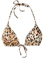 Mc2 Saint Barth Zoe Leopard Bikini Top - Brown