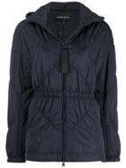 Emporio Armani Hooded Fitted Jacket - Blue