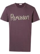 Maison Kitsuné Parisien T-shirt - Pink & Purple
