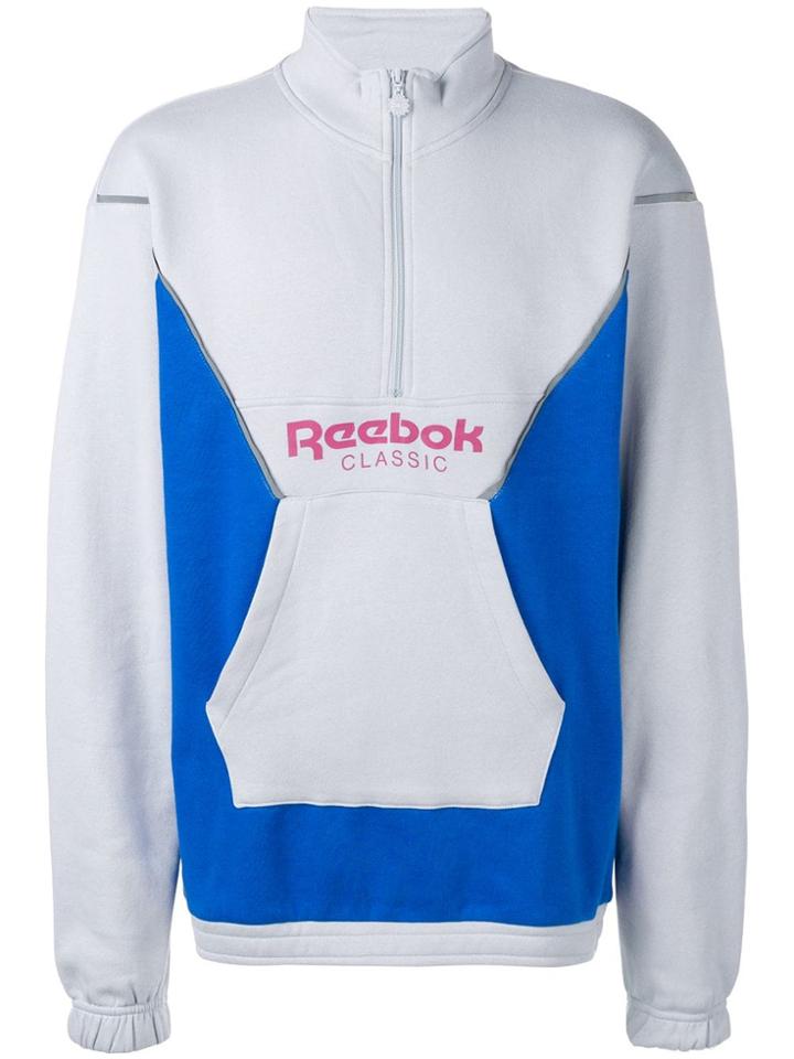 Reebok Color Blocked Sweater - Grey