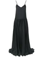 Forte Forte Gathered Low Waist Dress - Black