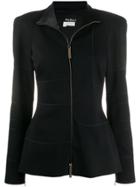 Salvatore Ferragamo Vintage Patchwork Fitted Jacket - Black