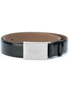 Burberry Polished Logo Buckle Belt