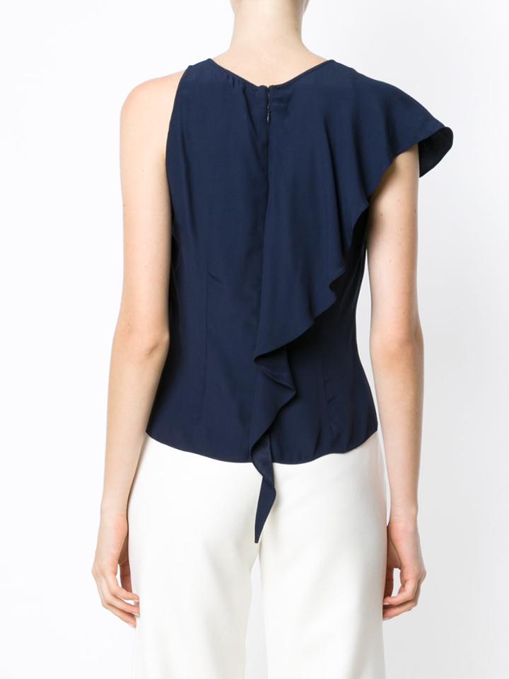 Tufi Duek Ruffle Blouse - Blue