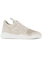 Filling Pieces Ghost Gradient Perforated Low Top Sneakers - Nude &