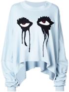 Haculla Loose Fit Sweatshirt - Blue